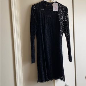 Black lace dress
